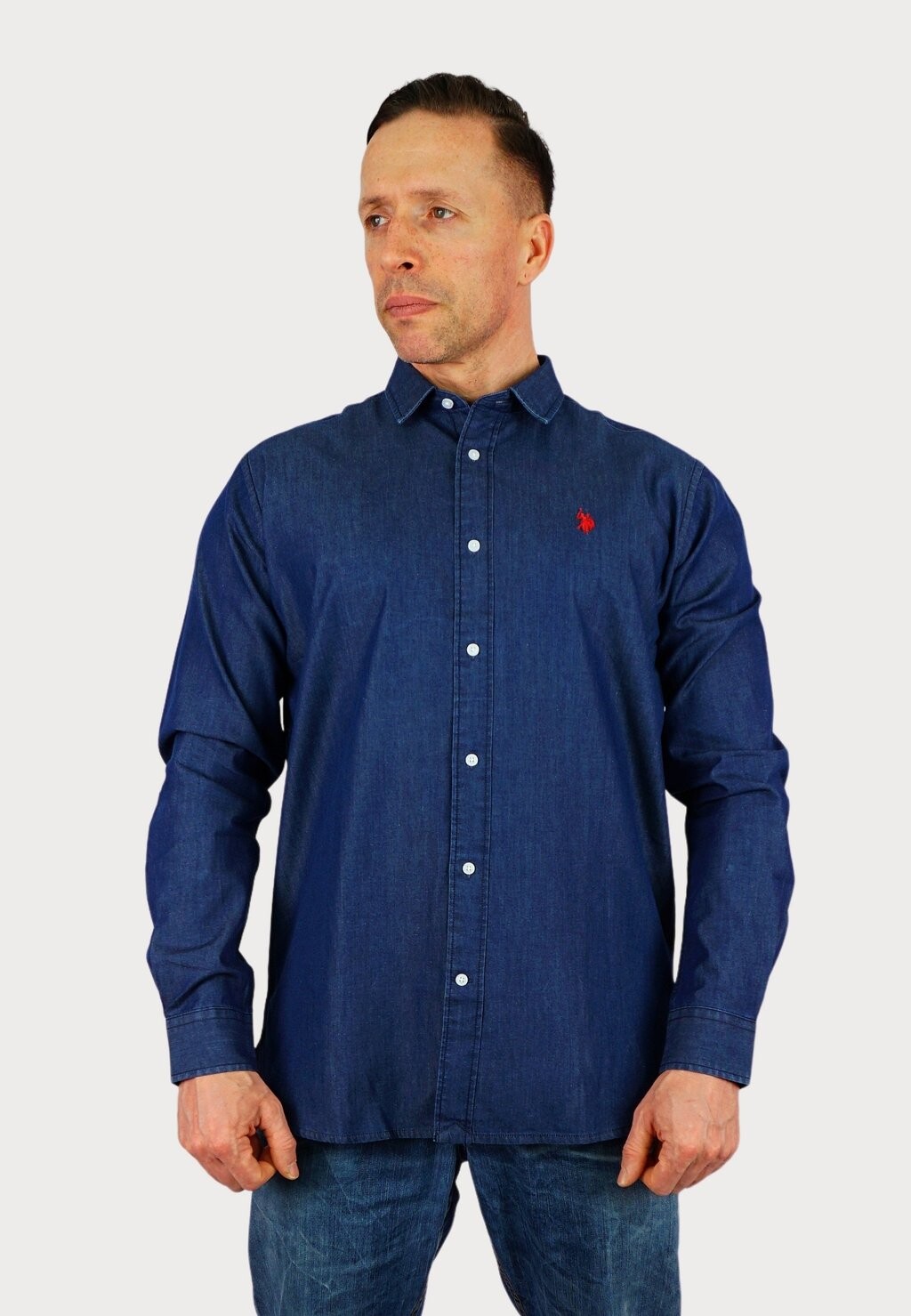 

Рубашка U.S. Polo Assn., Dunkelblau