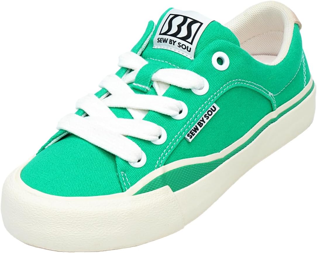 

Кроссовки для скейта для мужчин и женщин, низкие, профессиональные для скейтбординга, повседневные кеды Sew By Sou, зеленый