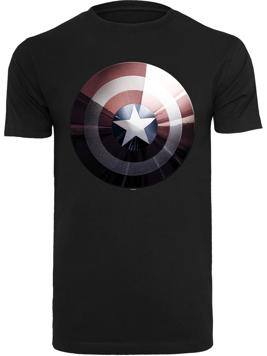 

Рубашка F4NT4STIC Marvel Captain America Shield Shiny, черный