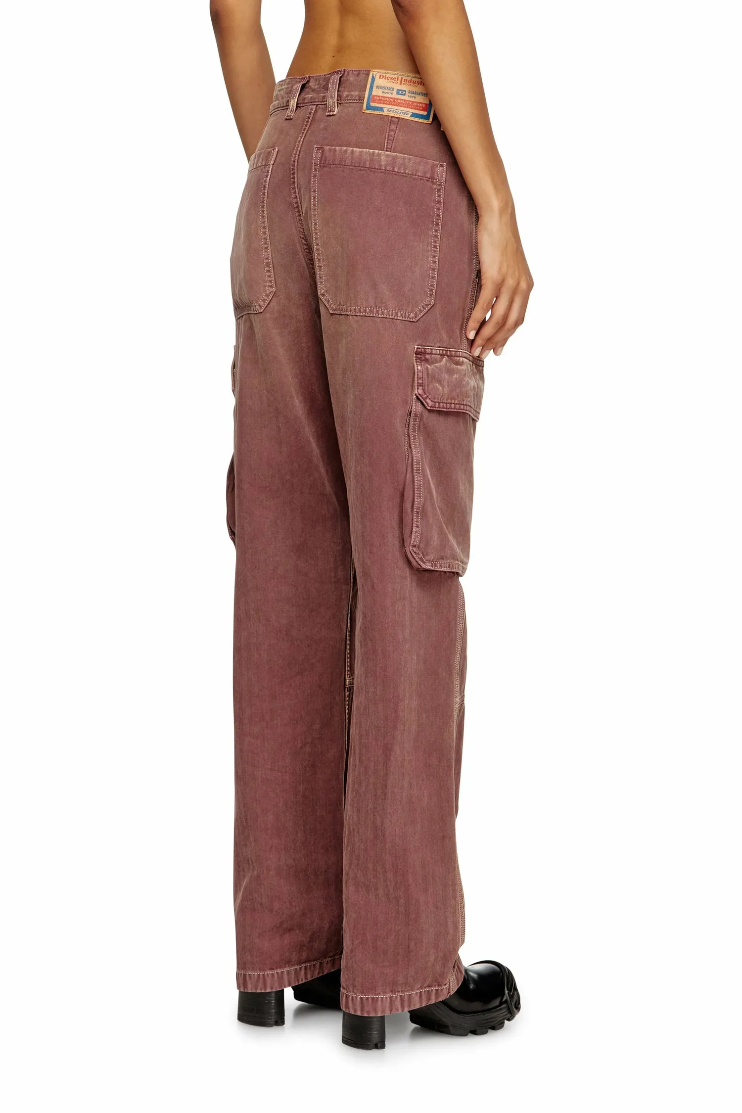 Женские джинсовые брюки REGULAR D-POT-CARGO L.30 Diesel, brown — фото 2
