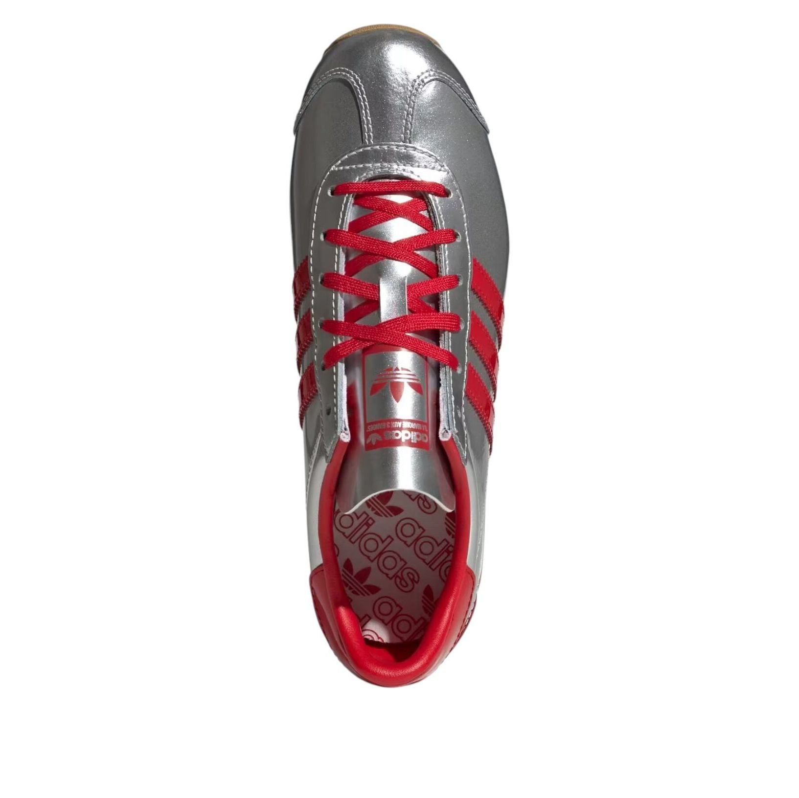 Кроссовки (WMNS) adidas Country 'Silver Metallic Better Scarlet' — фото 4