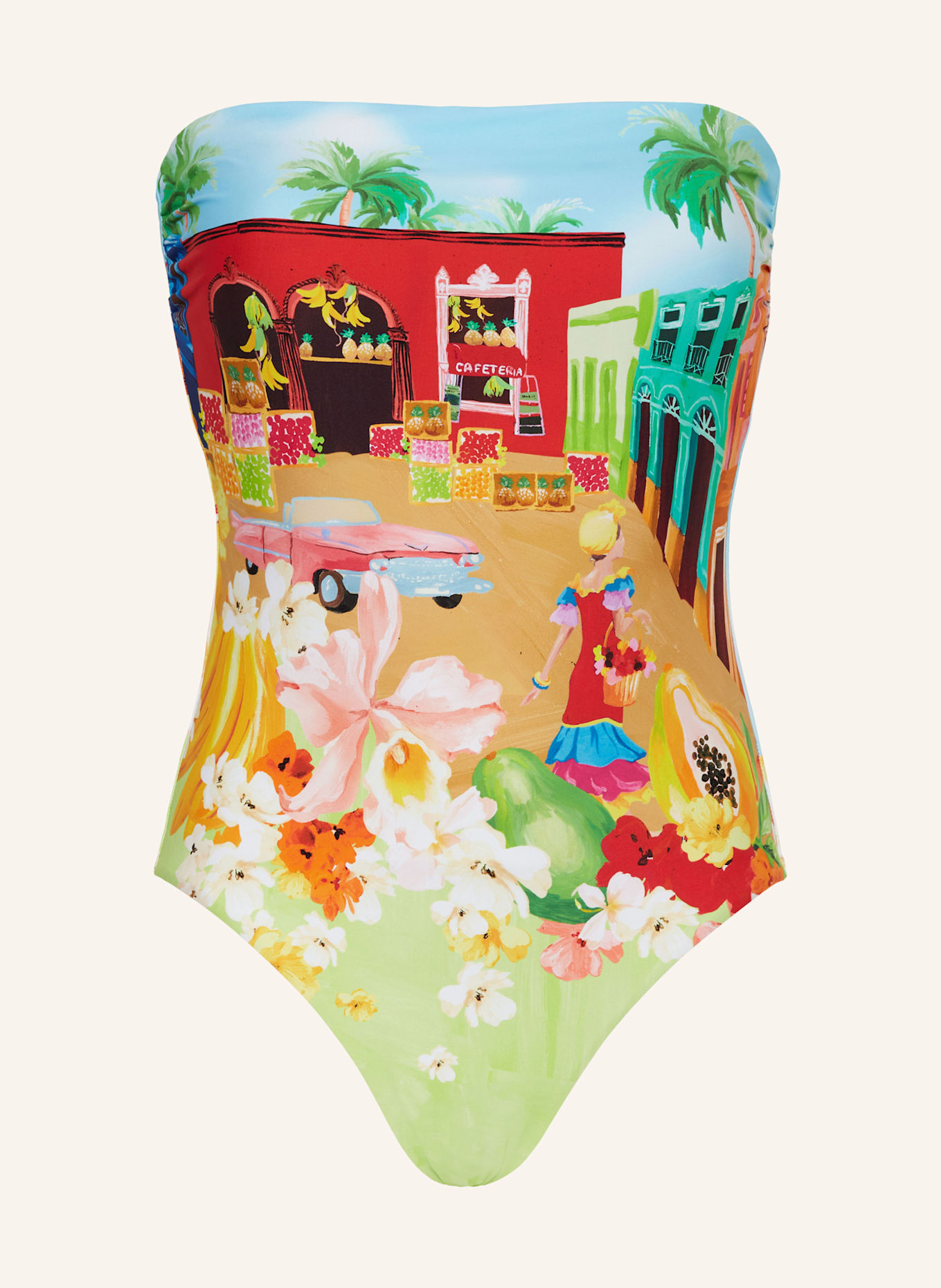 

Купальник бандо Куба Seafolly, мультиколор