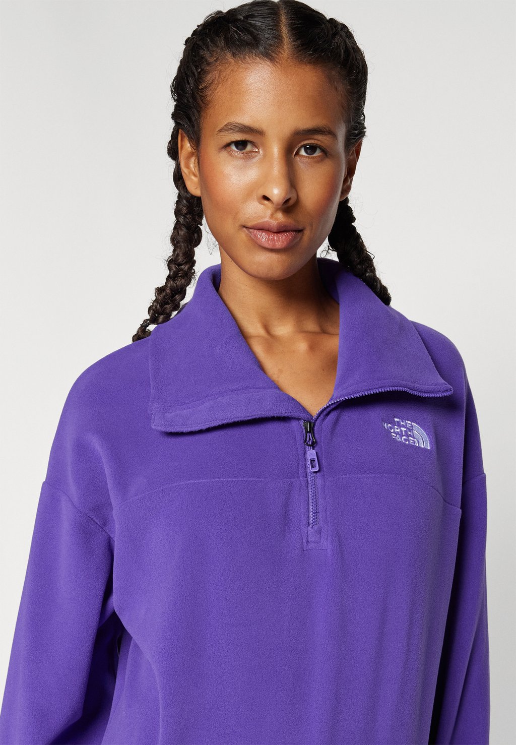 

Флисовый свитер GLACIER HALF ZIP The North Face, фиолетовый