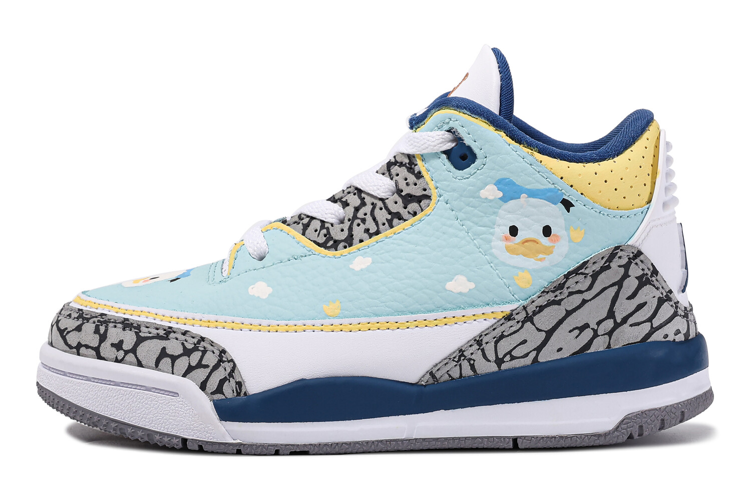 

Jordan Air Jordan 3 Детские баскетбольные кроссовки PS, Lagoon
