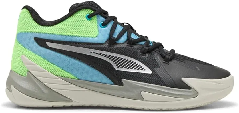 Мужские баскетбольные кроссовки PUMA Dagger, Black Light Aqua Green Glare Ah25