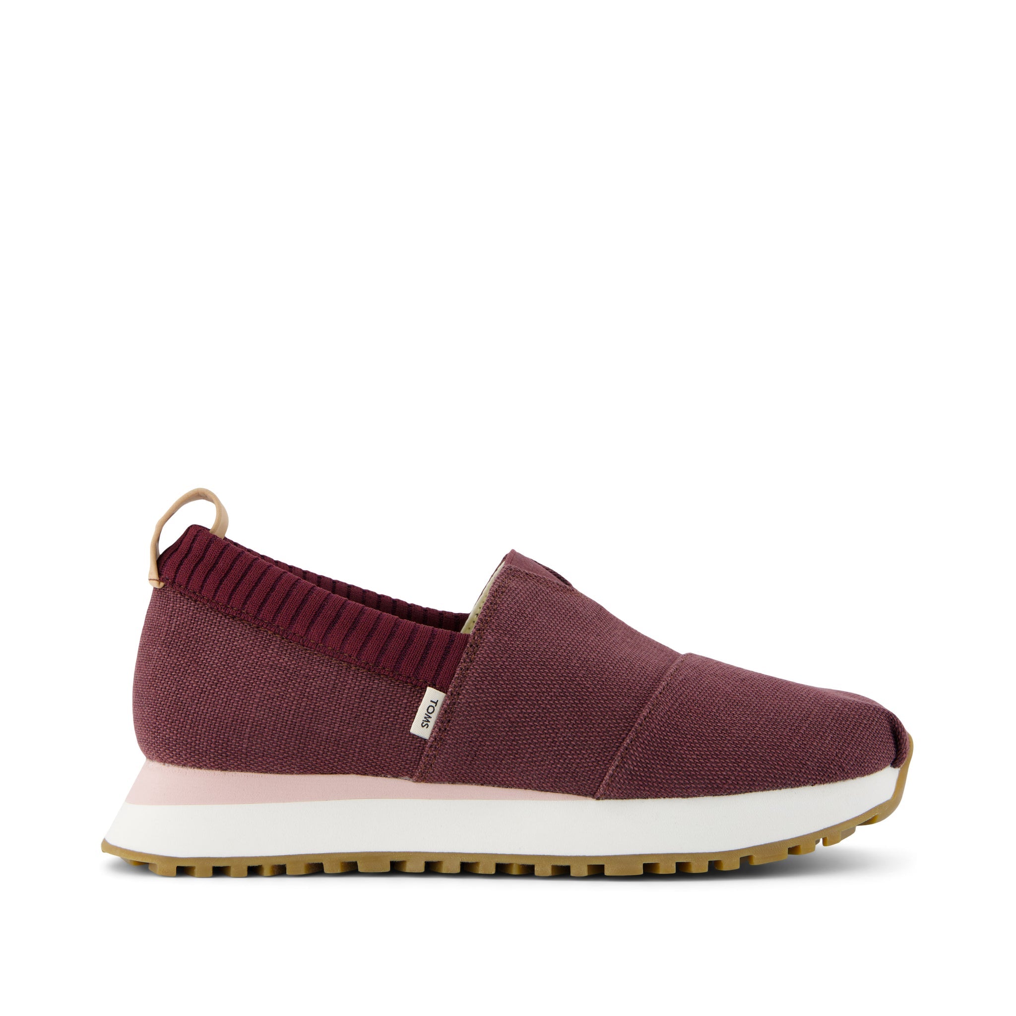 Resident 2.0 кроссовки из винтажного холста в бордовом цвете TOMS Shoes