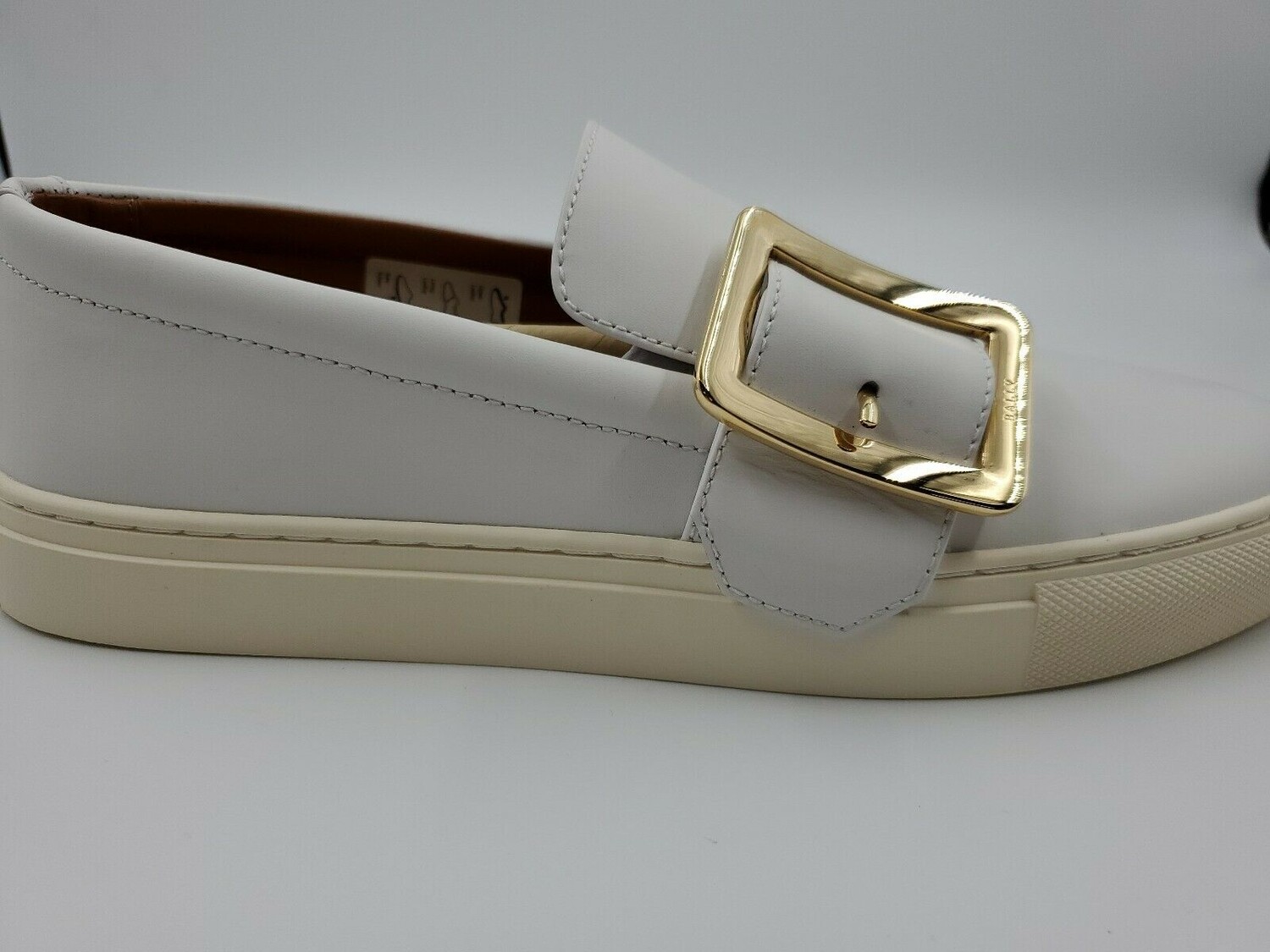 Женские слипоны Bally Heska 07 6217886 белые из телячьей кожи, мультиколор — фото 3