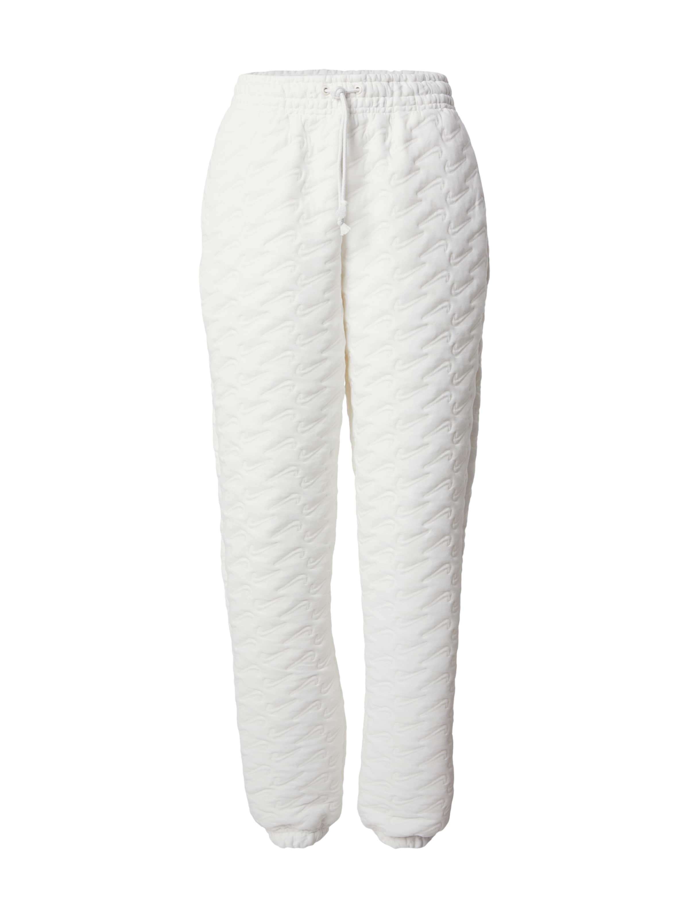 

Nike Sportswear Брюки зауженные 'Phoenix Fleece' в цвете Off White