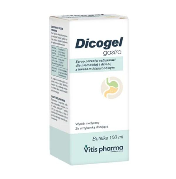 

Антирефлюксный сироп для детей Dicogel Gastro Syrop, 100 мл