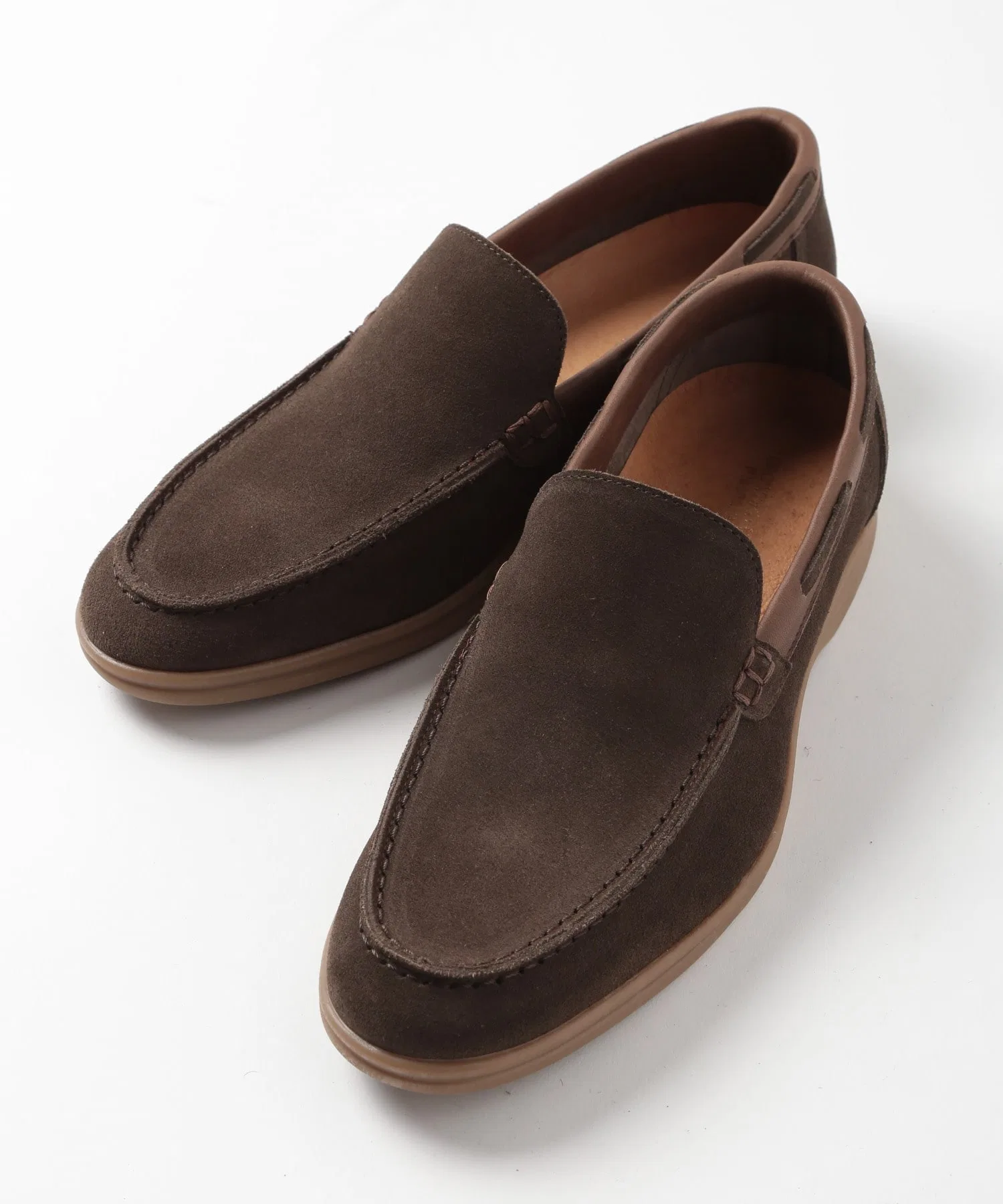 Мужские замшевые мокасины CROWDED CLOSET FILIPE SHOES серые