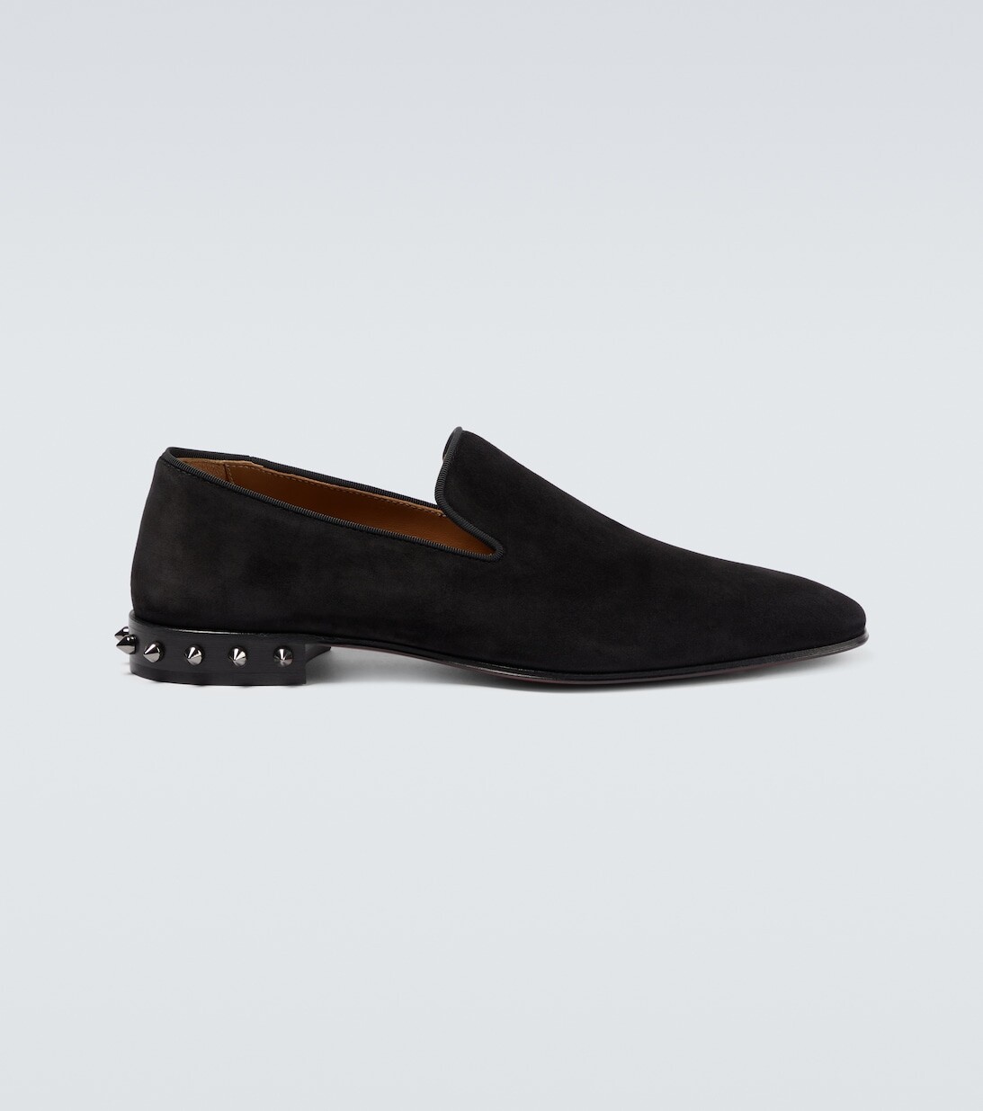 

Замшевые лоферы Marquees с шипами Christian Louboutin, черный
