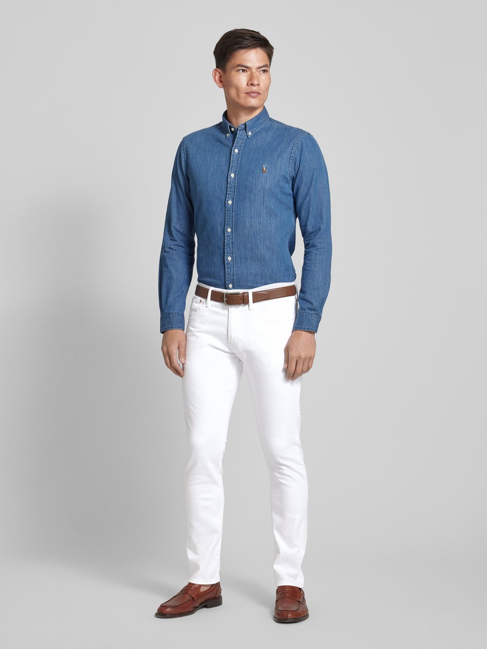 

Джинсы облегающего кроя с пятью карманами, модель «SULLIVAN» Polo Ralph Lauren, белый