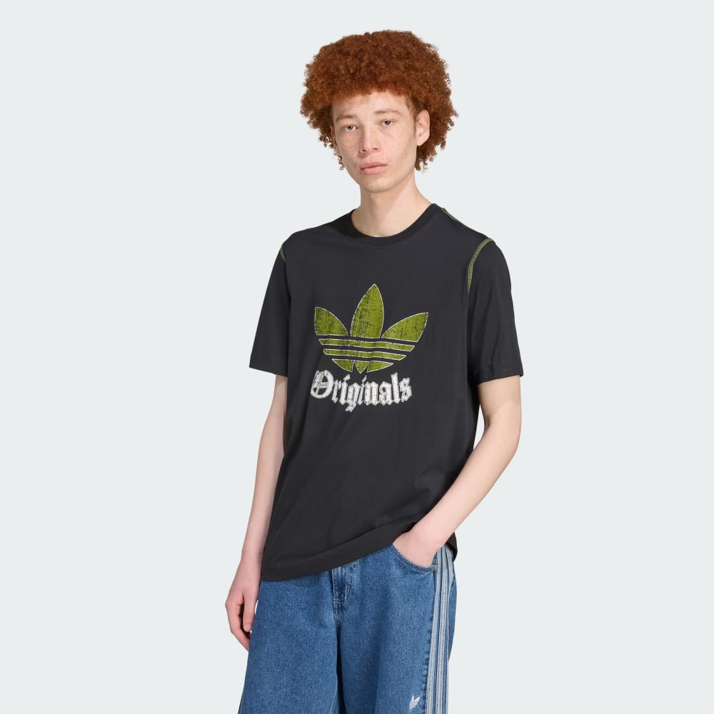 

Футболка Adidas Distressed Graphic Tee, черный