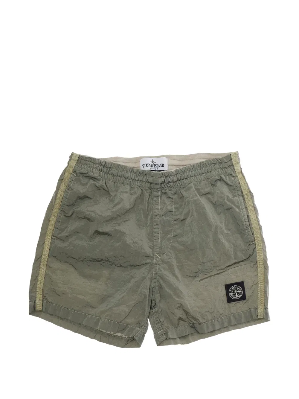 Плавки с нашивкой-логотипом Stone Island Junior, зеленый