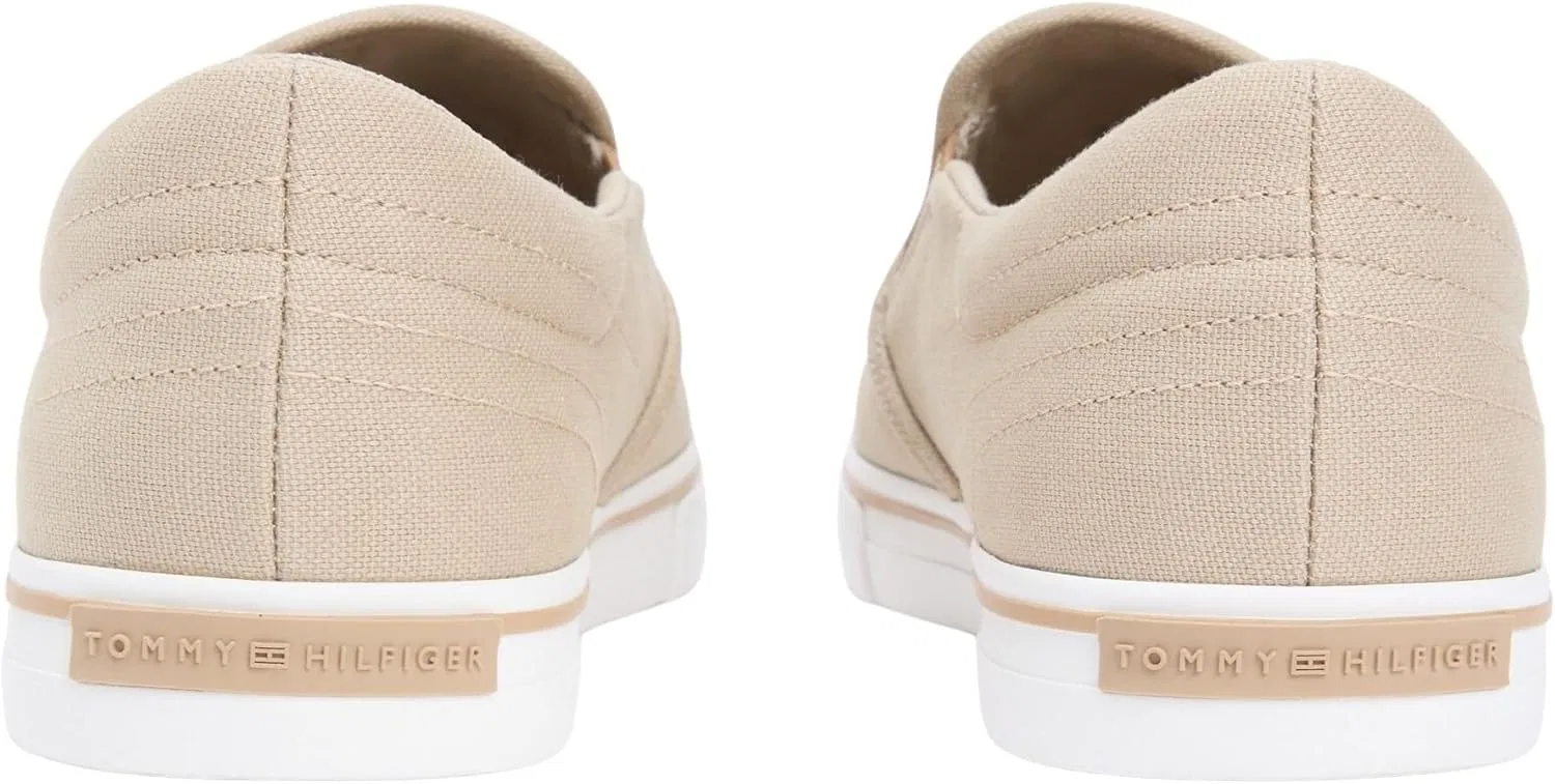 Мужские низкие кроссовки Tommy Hilfiger Vulc Core Slip On Fm0fm05689, Khaki Sandalwood — фото 2