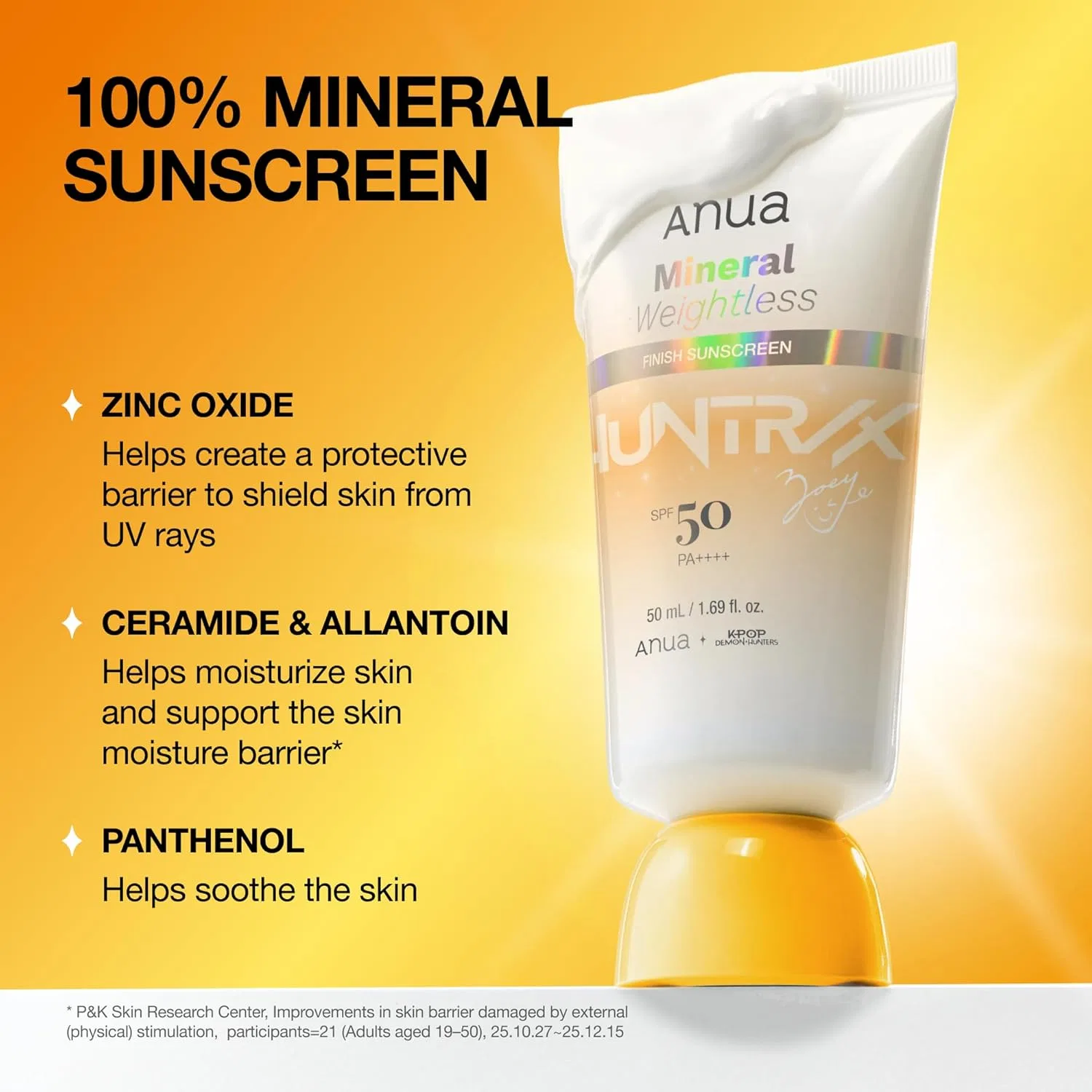 Минеральный солнцезащитный крем SPF 50 от Anua Anua — фото 3