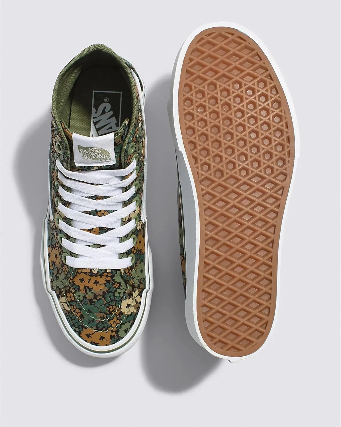 Кроссовки Vans Unisex Sk8 Hi High, зеленый — фото 4