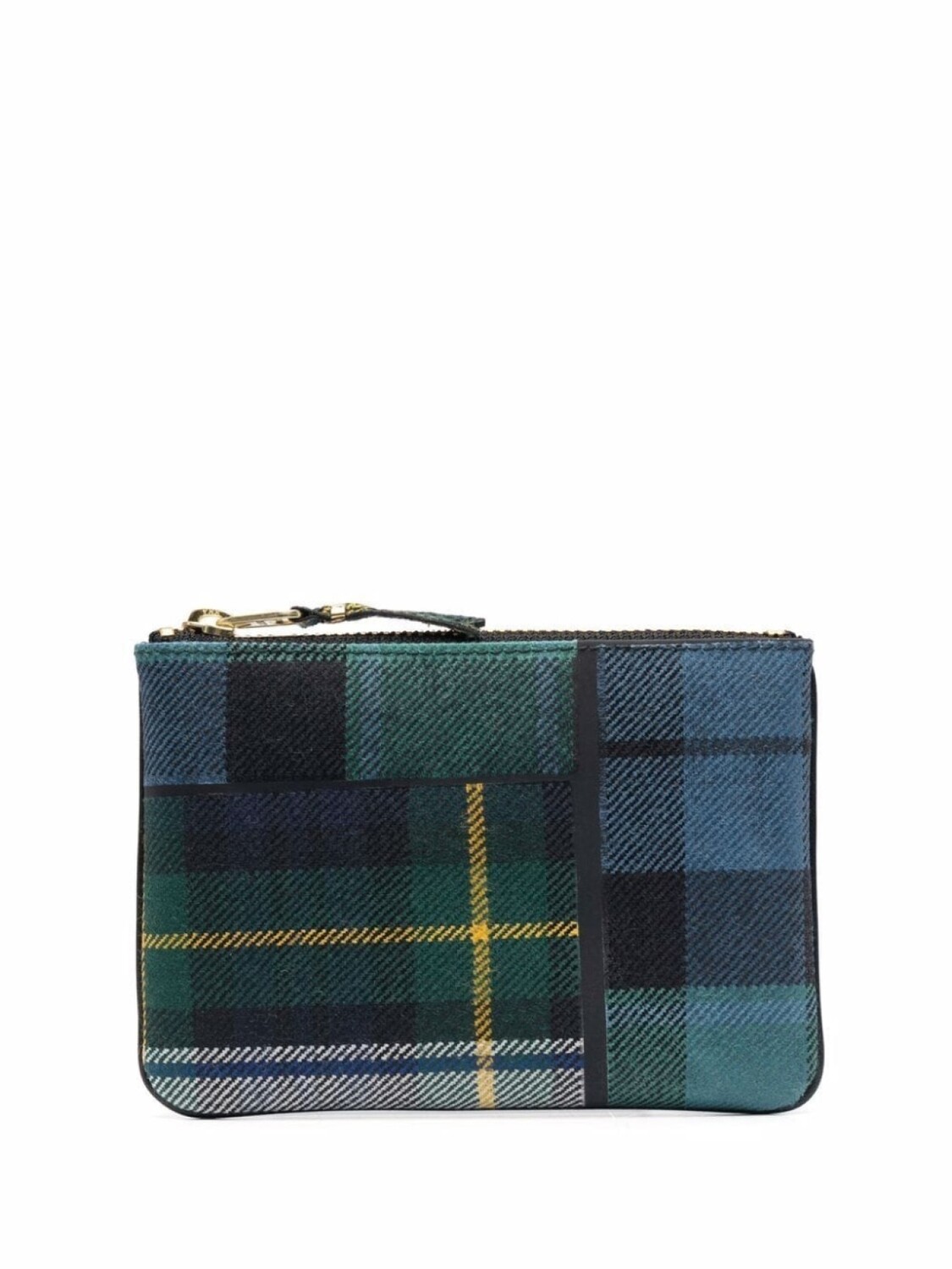 

Comme Des Garçons Wallet кошелек в клетку тартан, зеленый