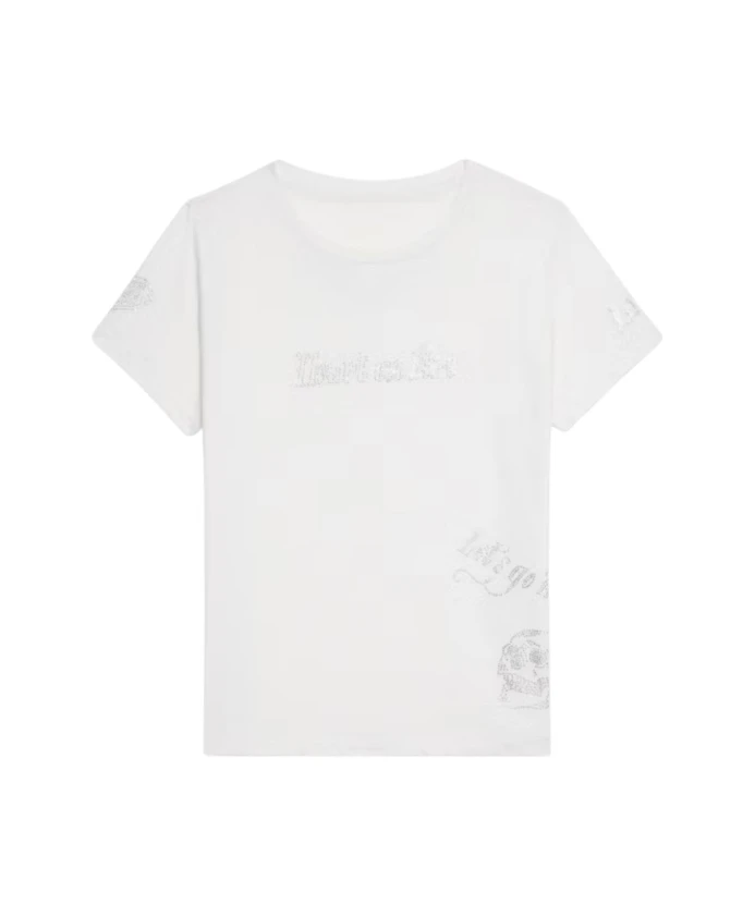 

Футболка с круглым вырезом Zadig & Voltaire, белый