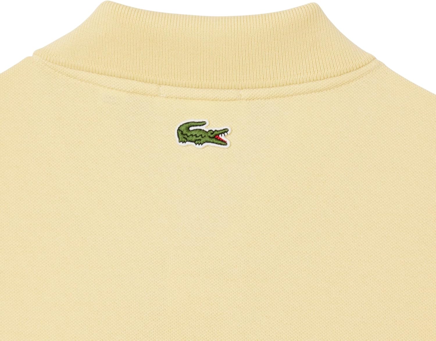 Lacoste мужская классическая футболка поло с фирменным принтом L.12.12, Sesame — фото 3