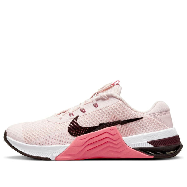 Кроссовки metcon 7 pink white black' Nike, розовый
