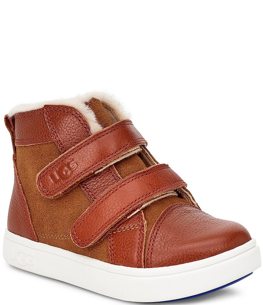 

Детские замшевые кожаные ботинки UGG Rennon II (для малышей), коричневый