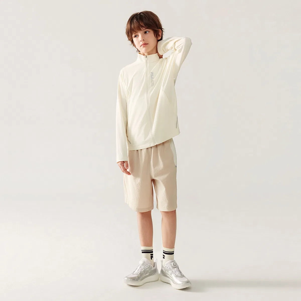 Куртка FILA KIDS Vanilla White — фото 4