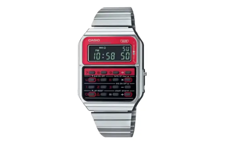 

CASIO Часы Unisex Red Watch CA-500WE-4BJF, Red Watch Dial
