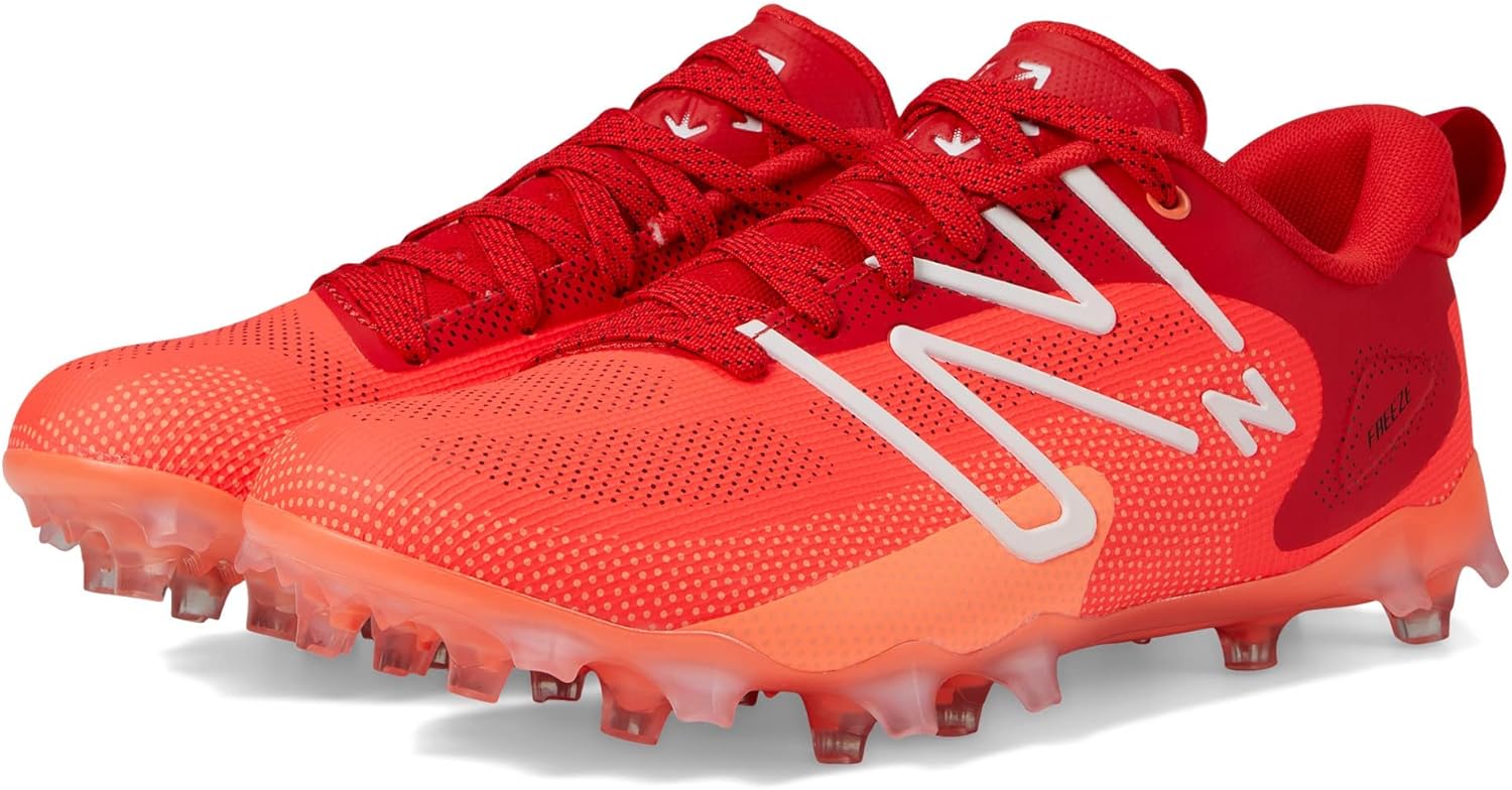 Мужские кроссовки для лакросса New Balance Freezelx V5, красно-белый — фото 2
