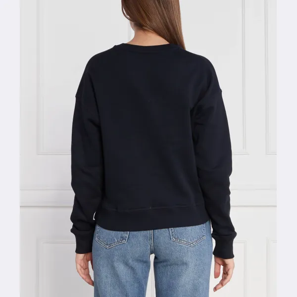 Толстовка обычного кроя с нашивкой Tommy Hilfiger, синий — фото 2