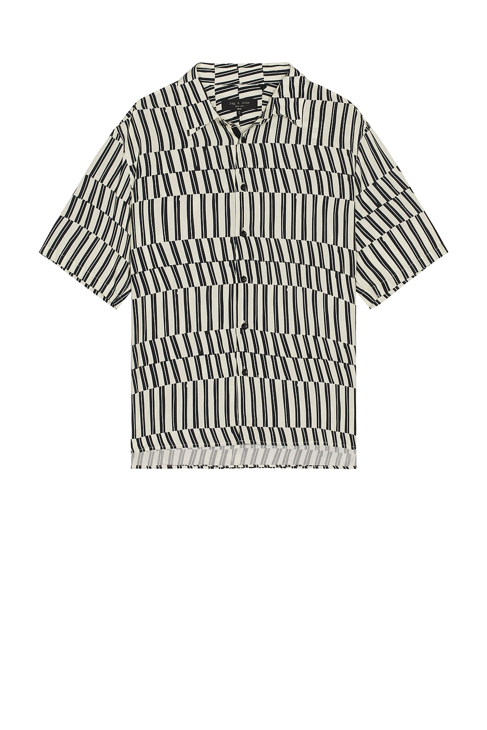 

Dalton Printed Рубашка Rag & Bone, Blue & White Joff Print