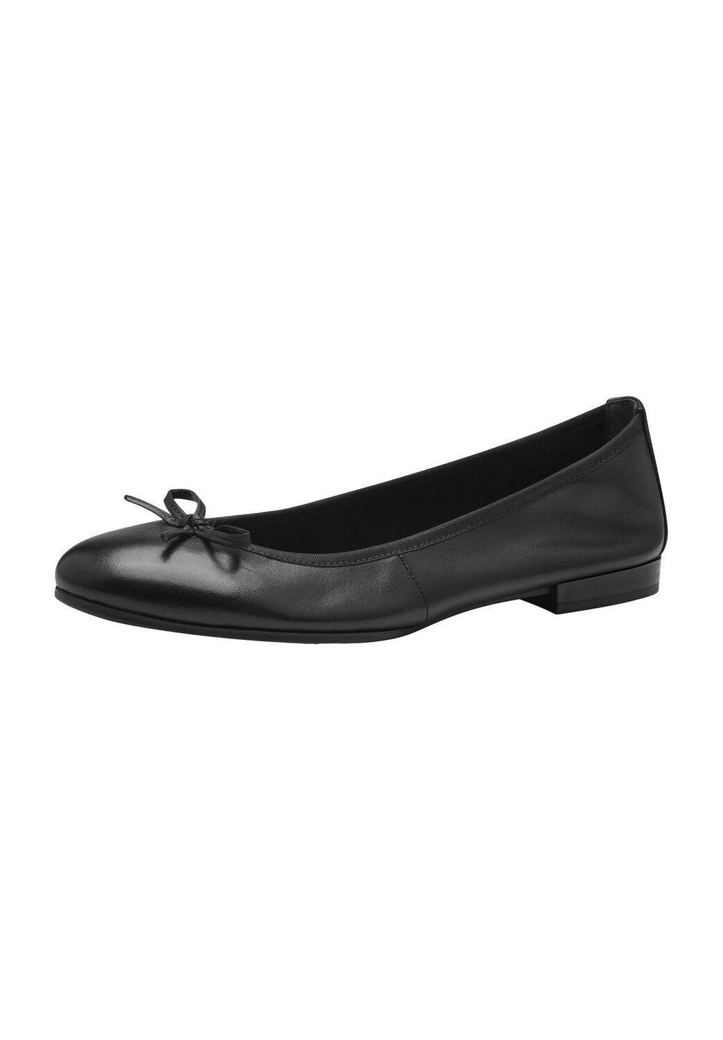 Кожаные балетки женские Tamaris, черный