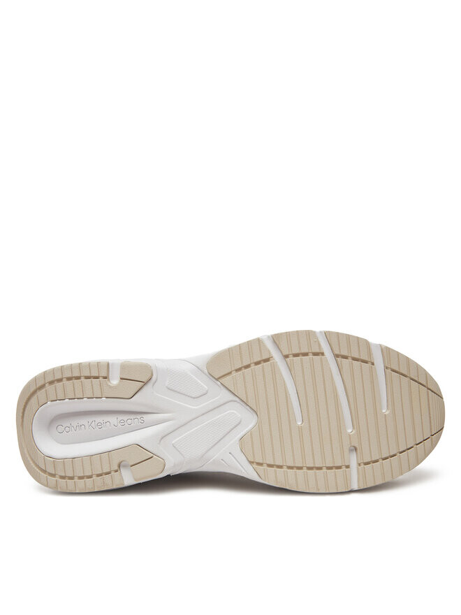 Кроссовки Calvin Klein Jeans Retro Tennis Low Mg Mix Media YM0YM01171, бежевый — фото 4