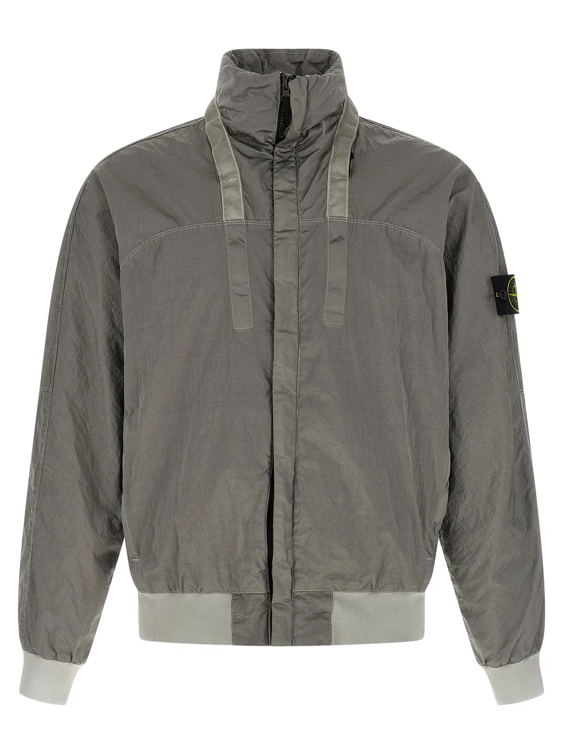 Бомбер Nylon Metal Watro Stone Island, серый