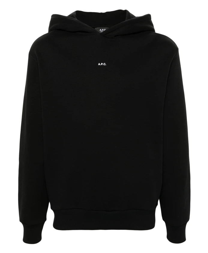 

Худи с микрологотипом A.P.C., черный
