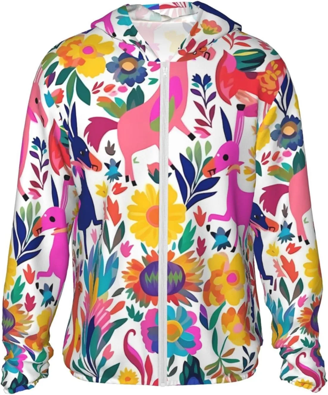 

Мексиканская толстовка с капюшоном Otomi Animals UPF 50+ HCBPWVQA