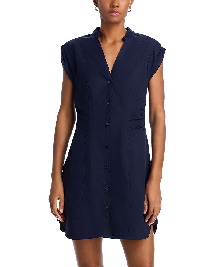 

Платье из поплина Elyse Derek Lam 10 Crosby, синий