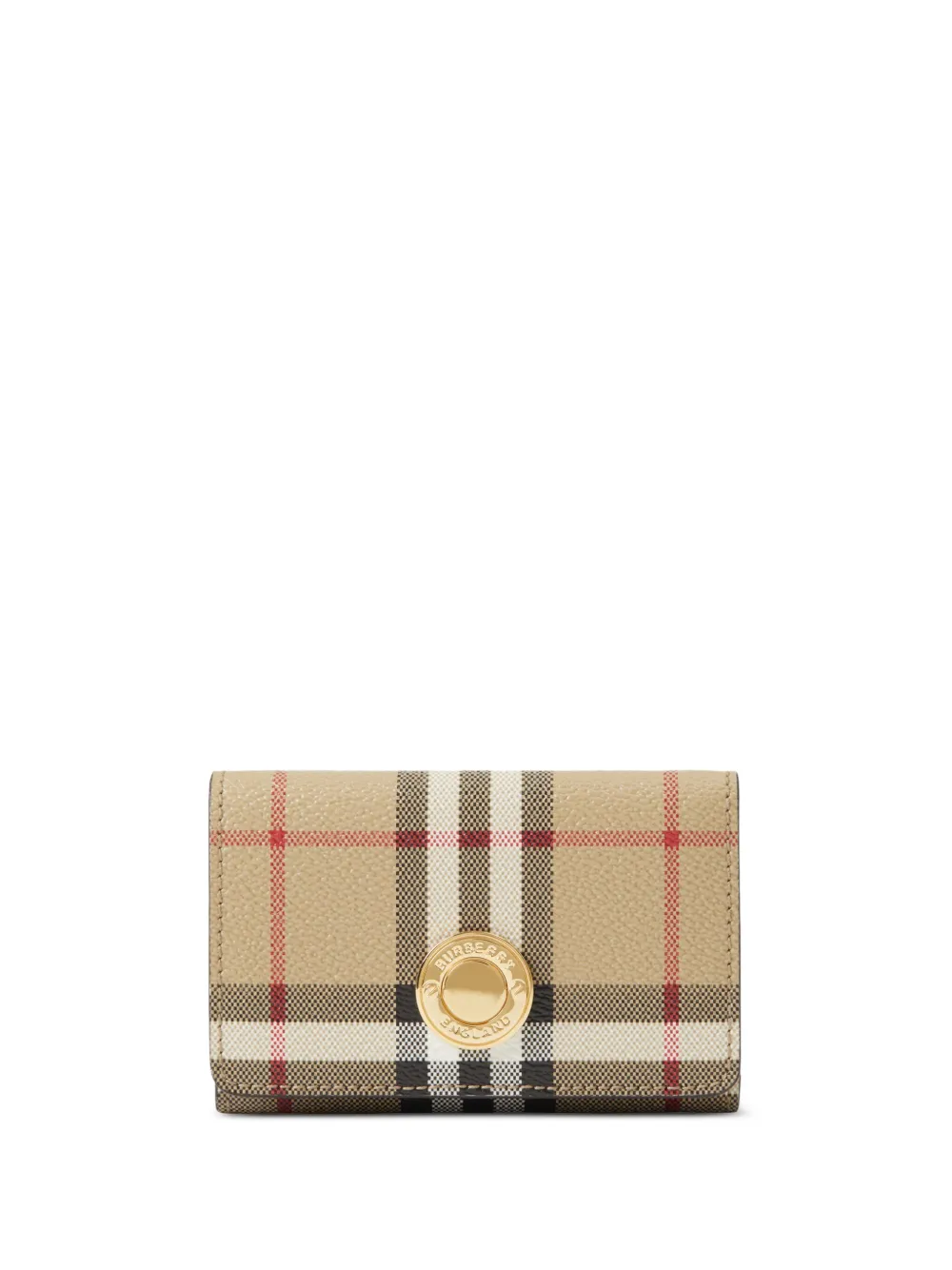 

Кошелек в клетку Vintage Check BURBERRY, нейтральный