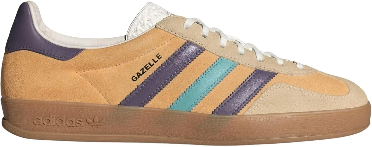 Мужские кроссовки Adidas Gazelle для дома, синий/оранжевый/фиолетовый