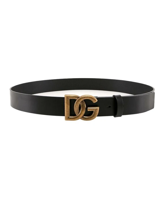 

Ремень с пряжкой с логотипом DG Dolce & Gabbana, черный