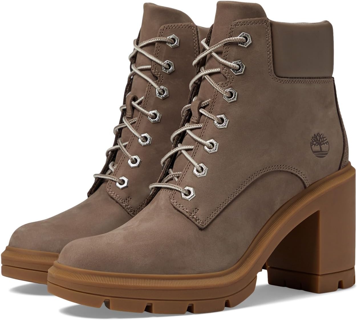 

Ботинки на шнуровке Allington Heights 6" Boots Timberland, цвет Taupe Nubuck