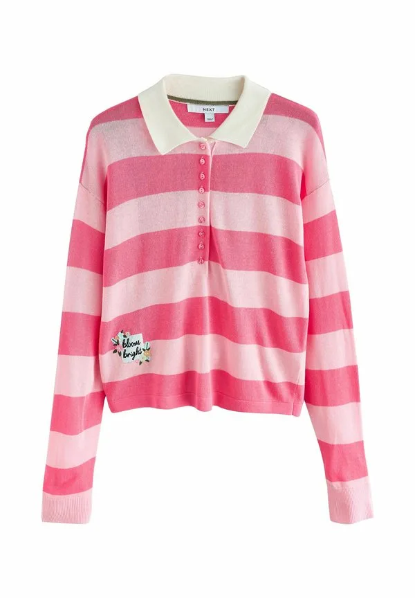 Рубашка поло Next, Pink Stripe