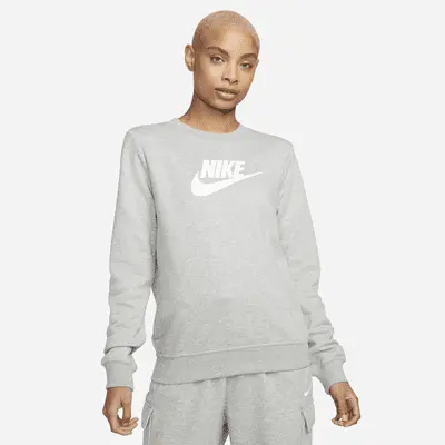 

Толстовка Nike Sportswear Club Fleece, серый/белый