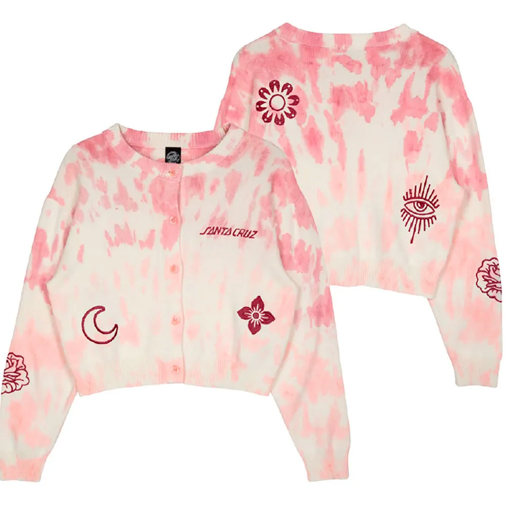 

Толстовка Santa Cruz Cardigan scatter, розовый