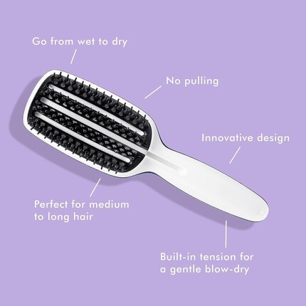 Профессиональная щетка для выдувания Blow Styling Half Paddle 25 см, Tangle Teezer — фото 3