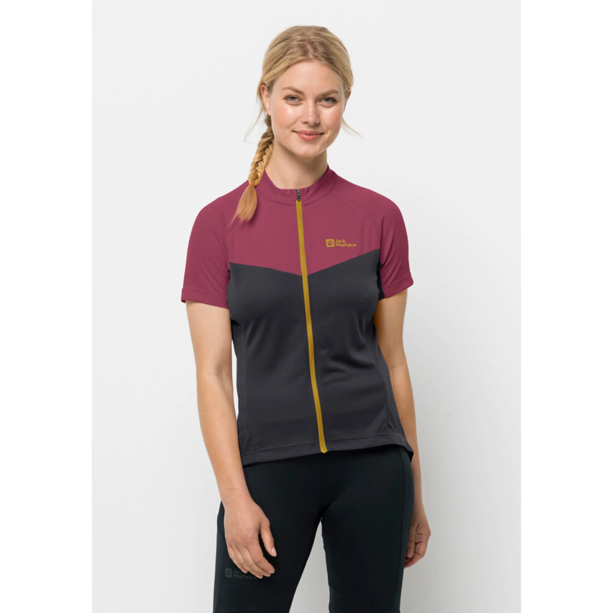 

Функциональная рубашка Jack Wolfskin "MOROBBIA FZ T W", цвет Sangria-Red
