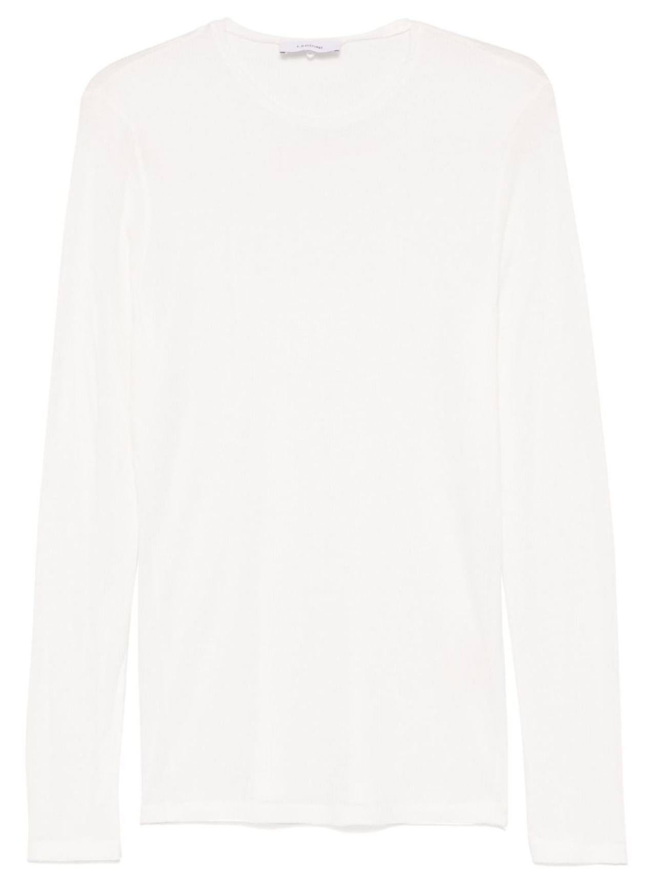 

Lardini футболка в рубчик, белый