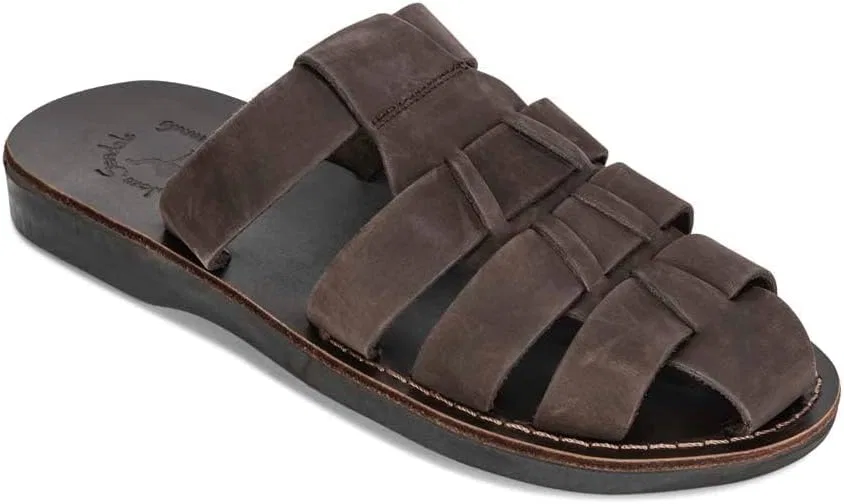 Сандалии из кожи Michael Slide, коричневый нубук Jerusalem Sandals