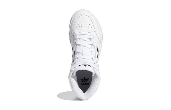 Кроссовки оригинальные drop step Adidas, белый — фото 4