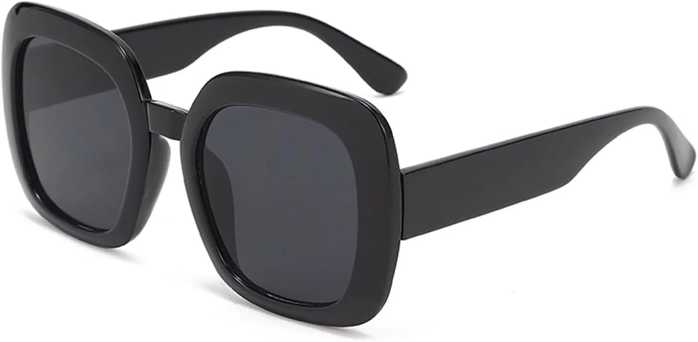 

Солнцезащитные очки для мужчин и женщин, предназначенные для активного отдыха и вождения. Квадратные солнцезащитные очки для мужчин и женщин Generic, Black